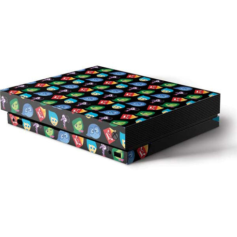 Disney Inside Out Character Pattern Xbox One X Console Skin