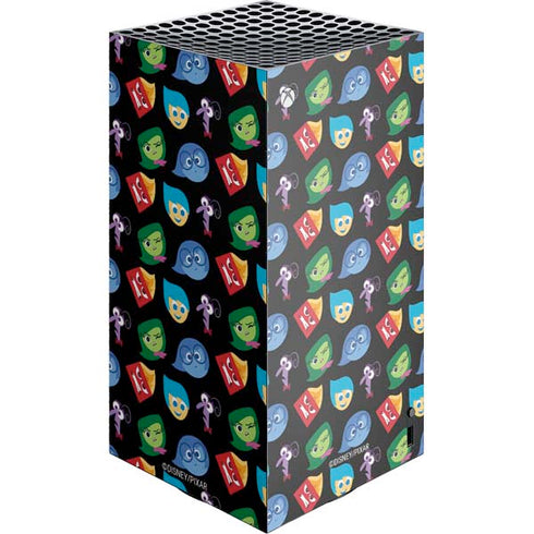 Disney Inside Out Character Pattern XBox Series X Digital Edition Console Skin
