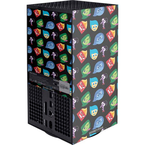 Disney Inside Out Character Pattern XBox Series X Digital Edition Console Skin