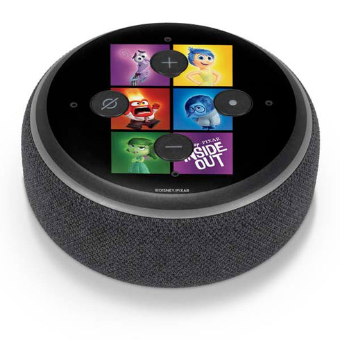 Disney Inside Out Character Portraits Amazon Echo Dot Skin