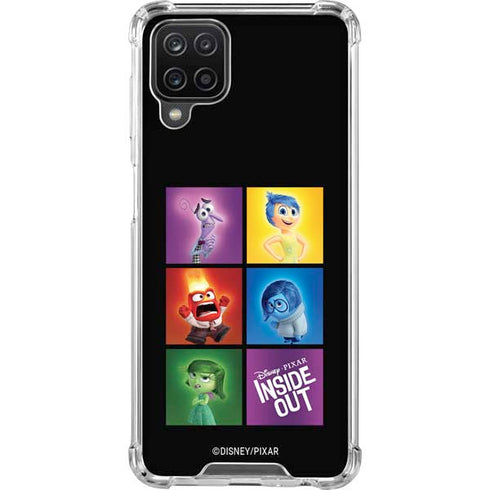 Disney Inside Out Character Portraits Galaxy A12 Clear Case