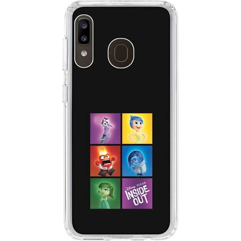 Disney Inside Out Character Portraits Galaxy A20 Clear Case