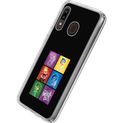 Disney Inside Out Character Portraits Galaxy A20 Clear Case