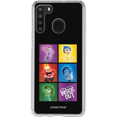 Disney Inside Out Character Portraits Galaxy A21 Clear Case
