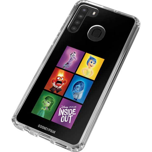 Disney Inside Out Character Portraits Galaxy A21 Clear Case