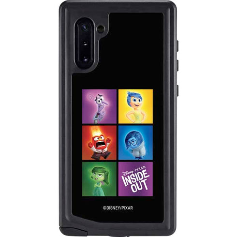 Disney Inside Out Character Portraits Galaxy Note 10 Waterproof Case