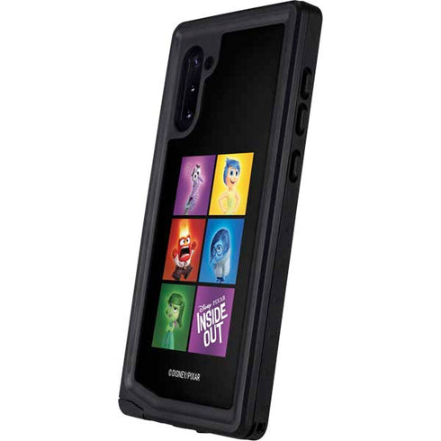 Disney Inside Out Character Portraits Galaxy Note 10 Waterproof Case