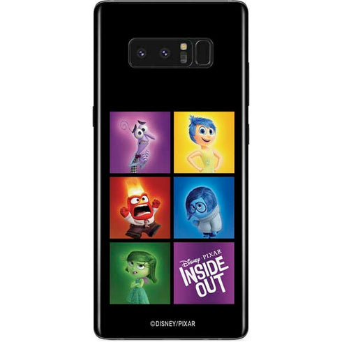 Disney Inside Out Character Portraits Galaxy Note 8 Skin
