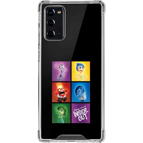 Disney Inside Out Character Portraits Galaxy Note20 5G Clear Case