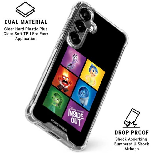 Disney Inside Out Character Portraits Galaxy S26 Clear Case