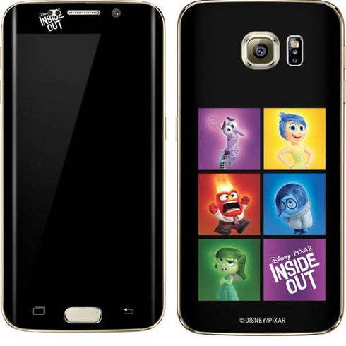 Disney Inside Out Character Portraits Galaxy S7 Edge Skin