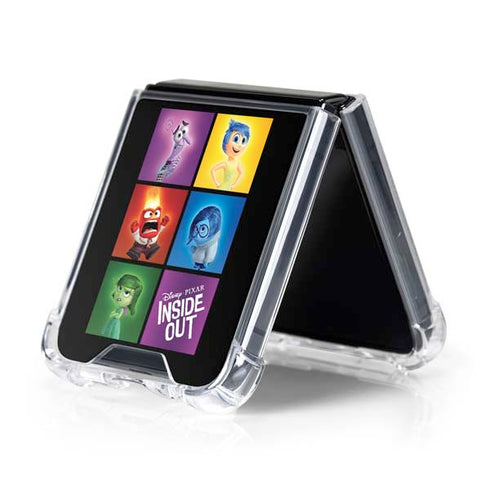 Disney Inside Out Character Portraits Galaxy Z Flip5 5G Clear Case