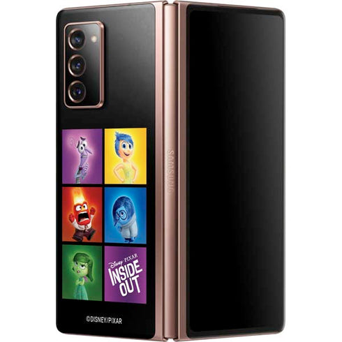 Disney Inside Out Character Portraits Galaxy Z Fold2 5G Skin
