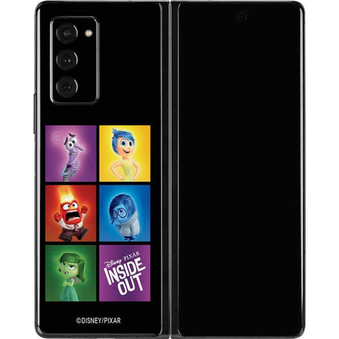 Disney Inside Out Character Portraits Galaxy Z Fold2 5G Skin