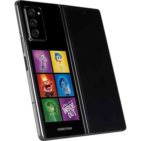 Disney Inside Out Character Portraits Galaxy Z Fold2 5G Skin