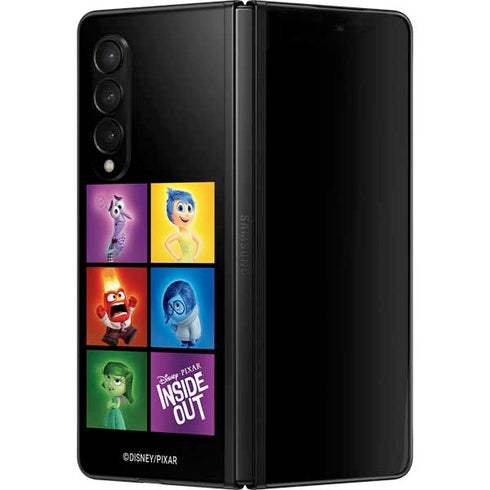 Disney Inside Out Character Portraits Galaxy Z Fold3 5G Skin