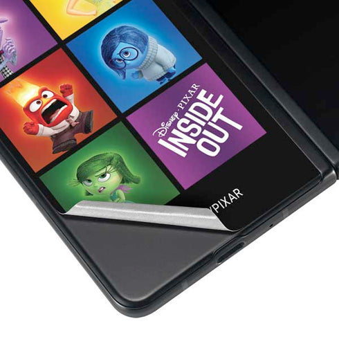 Disney Inside Out Character Portraits Galaxy Z Fold3 5G Skin