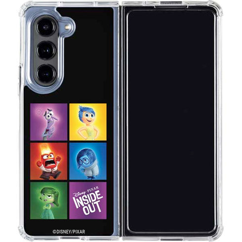 Disney Inside Out Character Portraits Galaxy Z Fold5 5G Clear Case