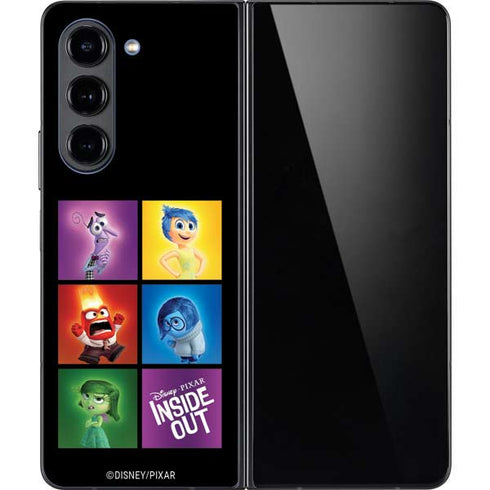 Disney Inside Out Character Portraits Galaxy Z Fold5 5G Skin