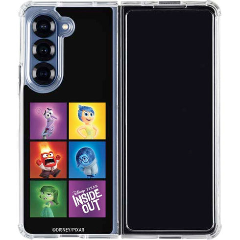 Disney Inside Out Character Portraits Galaxy Z Fold6 Clear Case