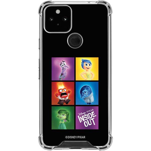 Disney Inside Out Character Portraits Google Pixel 5 Clear Case