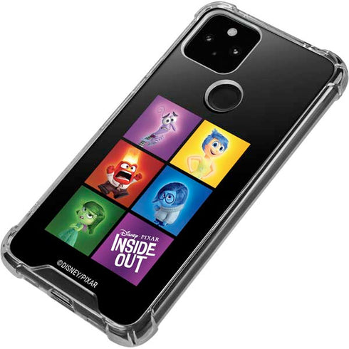 Disney Inside Out Character Portraits Google Pixel 5 Clear Case