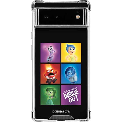 Disney Inside Out Character Portraits Google Pixel 6 Clear Case