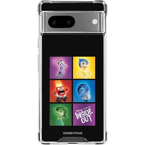 Disney Inside Out Character Portraits Google Pixel 8 Clear Case