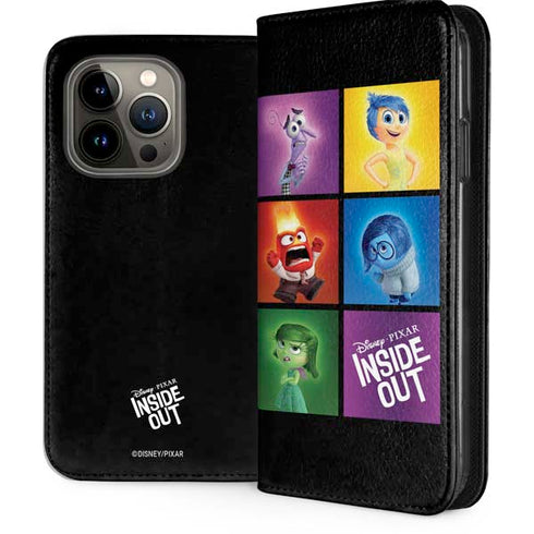 Disney Inside Out Character Portraits iPhone 14 Pro Folio Case