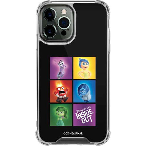 Disney Inside Out Character Portraits iPhone 14 Pro Max Clear Case