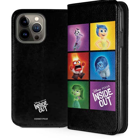 Disney Inside Out Character Portraits iPhone 14 Pro Max Folio Case