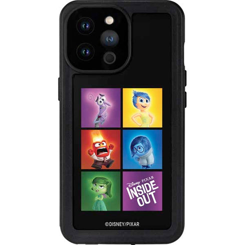 Disney Inside Out Character Portraits iPhone 14 Pro Max Waterproof Case