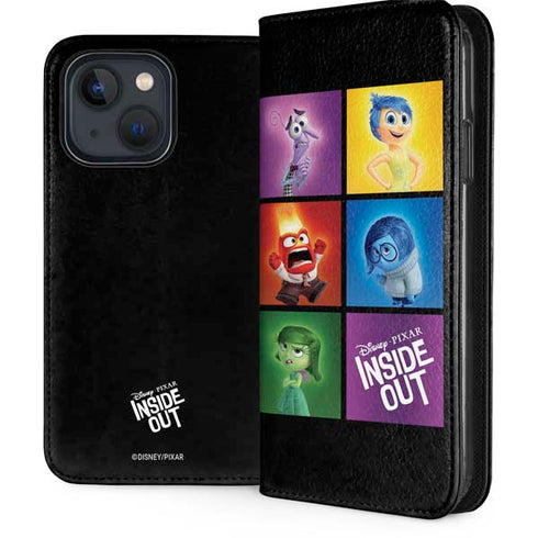 Disney Inside Out Character Portraits iPhone 15 Plus Folio Case