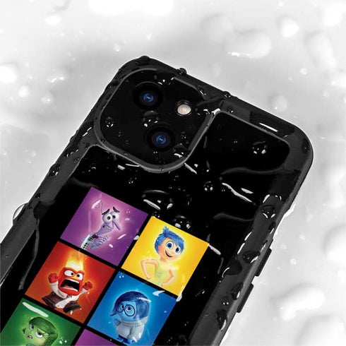 Disney Inside Out Character Portraits iPhone 15 Plus Waterproof Case