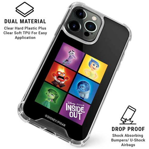 Disney Inside Out Character Portraits iPhone 15 Pro Clear Case