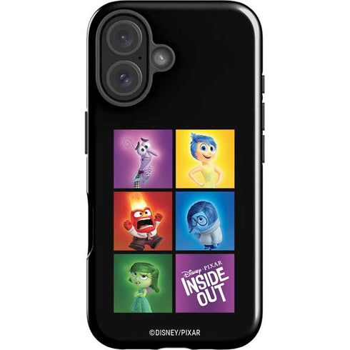 Disney Inside Out Character Portraits iPhone 16 Plus Impact Case