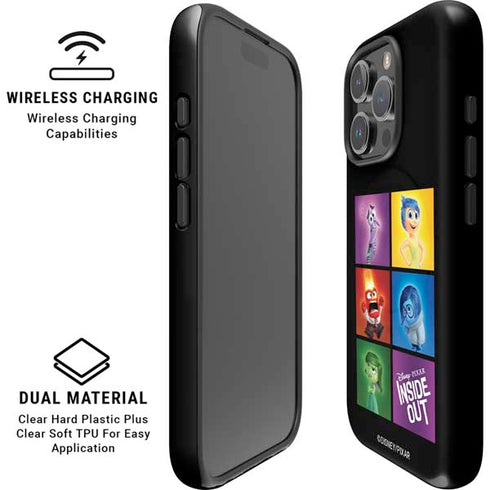 Disney Inside Out Character Portraits iPhone 16 Pro Max Magsafe Impact Case