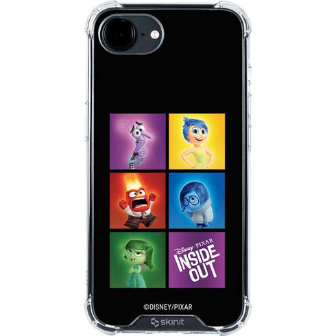 Disney Inside Out Character Portraits iPhone 16e Clear Case