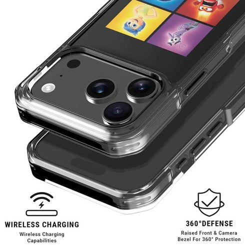 Disney Inside Out Character Portraits iPhone 18 Pro Clear Case