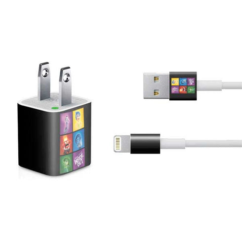 Disney Inside Out Character Portraits iPhone Charger (5W USB) Skin