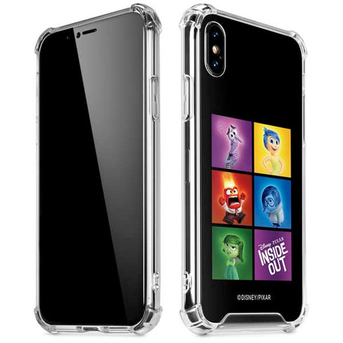 Disney Inside Out Character Portraits iPhone XS Max Clear Case