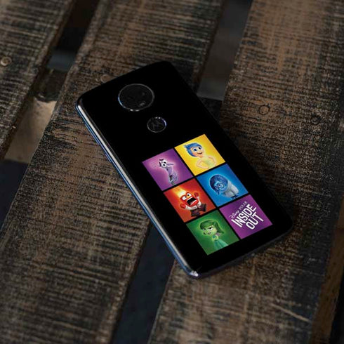 Disney Inside Out Character Portraits Moto E5 Plus Skin