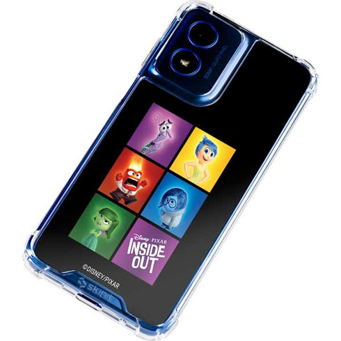 Disney Inside Out Character Portraits Moto G Play 4G (2024) Clear Case