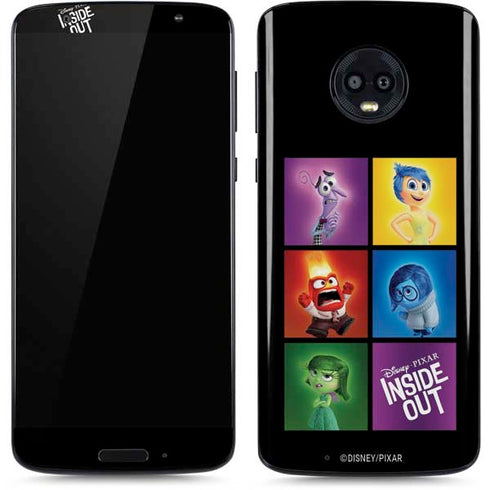 Disney Inside Out Character Portraits Moto G6 Skin