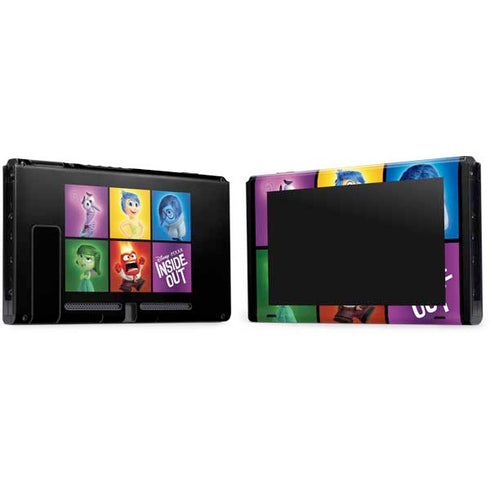 Disney Inside Out Character Portraits Nintendo Switch Bundle Skin