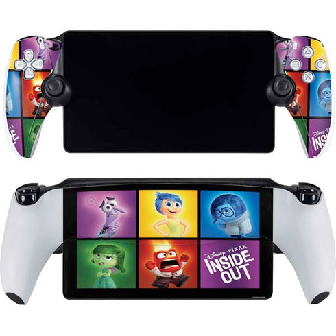 Disney Inside Out Character Portraits PlayStation Portal Remote Player Skin