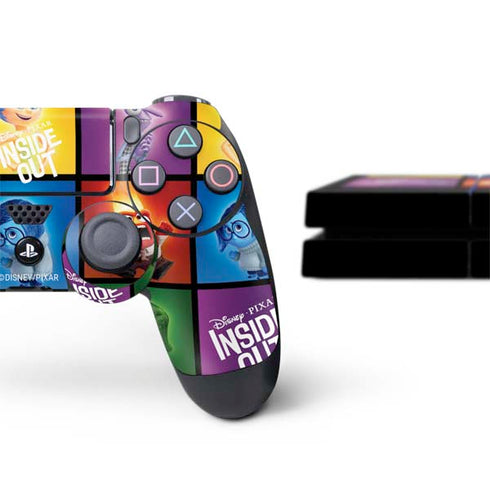 Disney Inside Out Character Portraits PS4 Console and Controller Bundle Skin