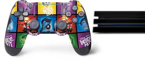 Disney Inside Out Character Portraits PS4 Pro Bundle Skin