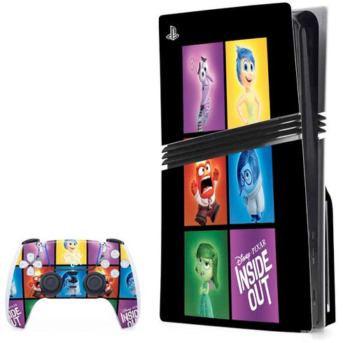 Disney Inside Out Character Portraits PlayStation PS5 Skins