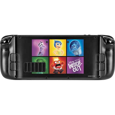 Disney Inside Out Character Portraits Steam Deck Handheld Gaming Computer OLED Skin